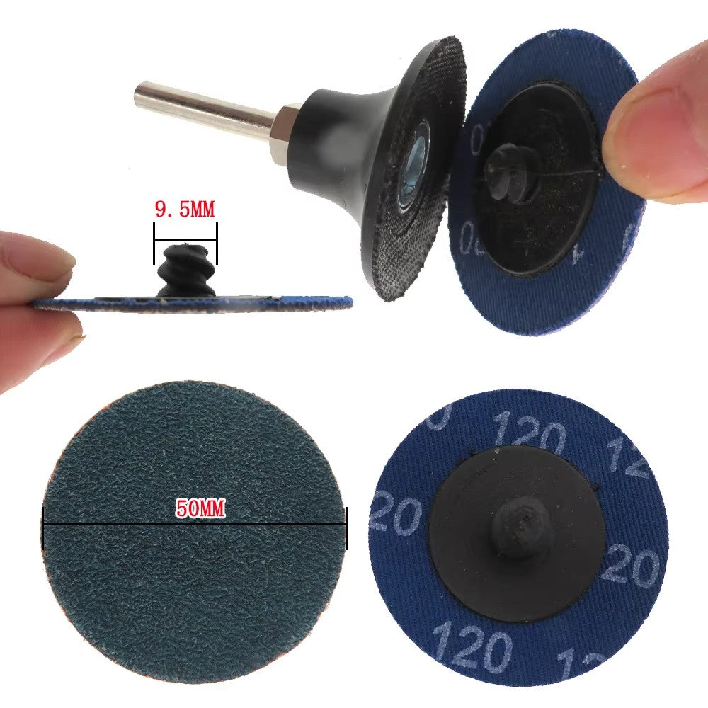 50MM Sanding Disc P36 - P120 Pack of 13