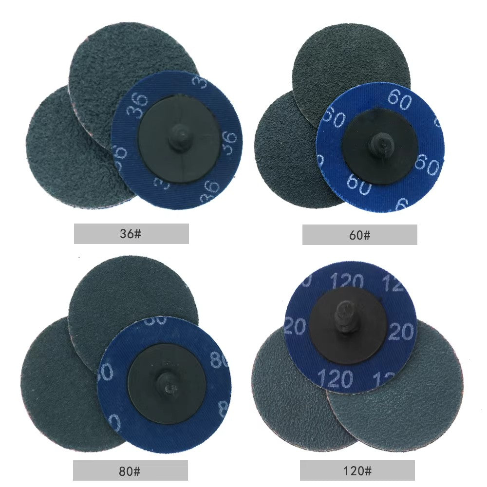 50MM Sanding Disc P36 - P120 Pack of 13