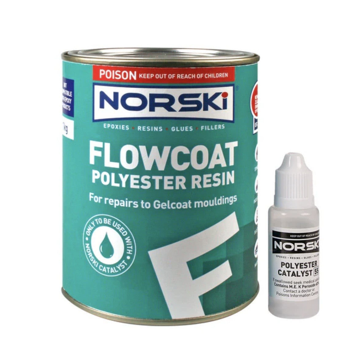 Norski Flowcoat White 4KG