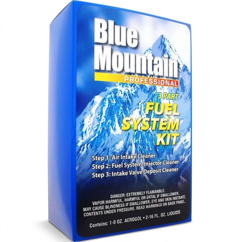 Blue Mountain Professional Total 3-Piece Fuel System Cleaner Kit