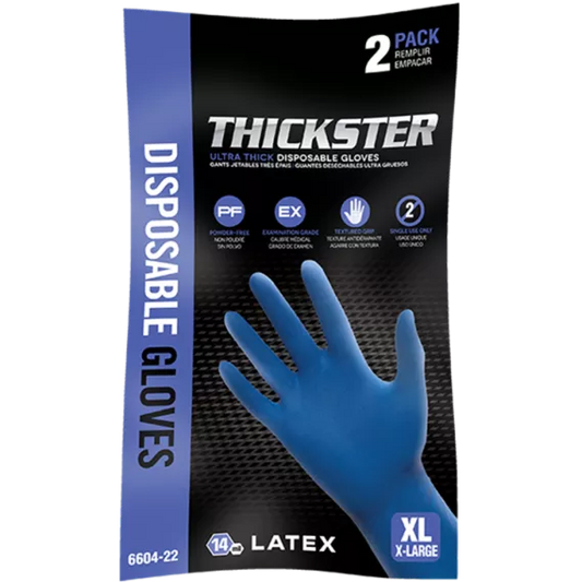 Sas Thickster Pf Latex Gloves Xlarge (2 Pair)