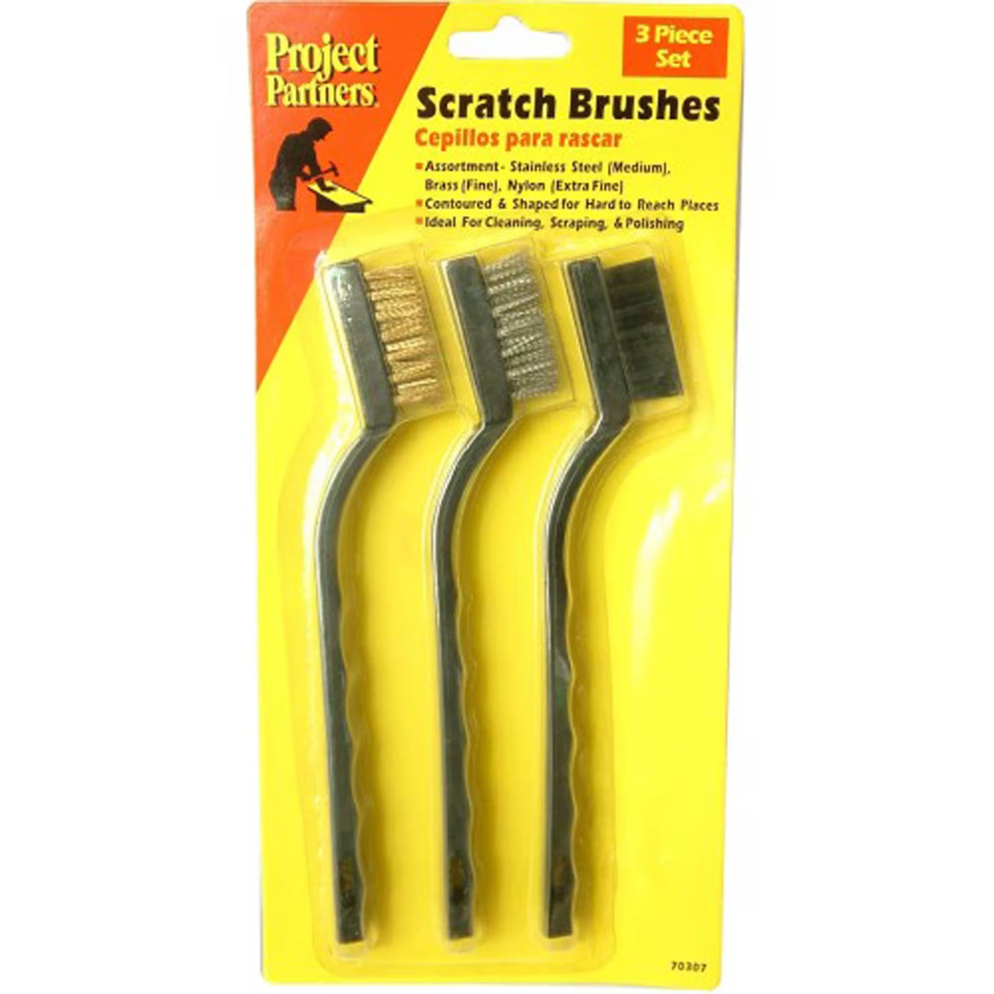 Allied Wire Brushe Set 3-pce #70307