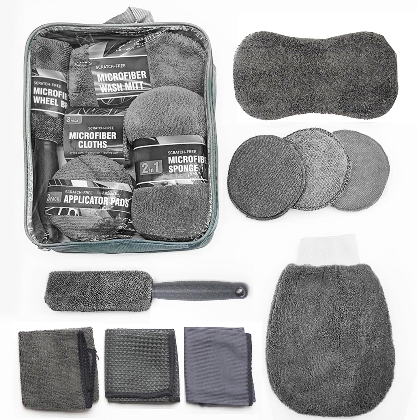 9-Piece Car Wash Tool Set
