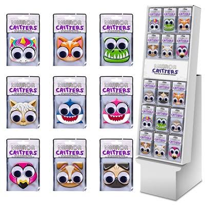 24PC MIXED PACK OF CAR FRESHENERS (MIRROR CRITTERS)