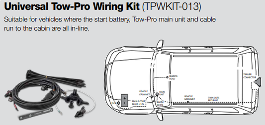 Redarc Tow-Pro – Wiring Kit – Universal – 013