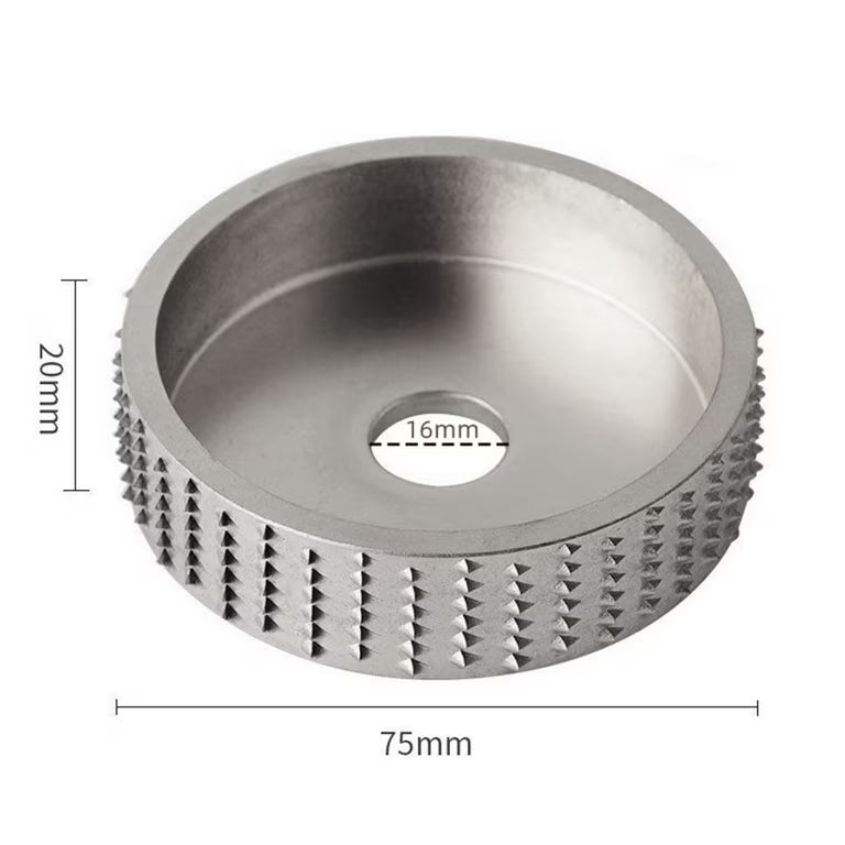 Tungsten Carbide Wood Carving Wheel Disc 75mm