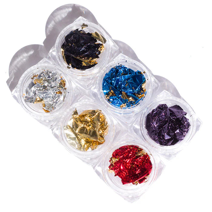 FOIL FLAKES FOR RESIN - 6 COLOUR PACK