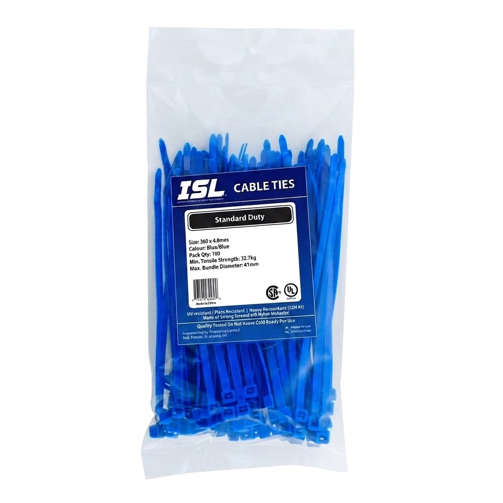 100pc Blue Cable Ties