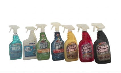$2 ONLY!! 4PK MIXED BOX OF SURFACE SPRAY AND GLASS CLEANER
