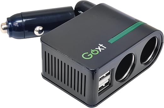 GOXT Dual USB and Dual Socket Charger