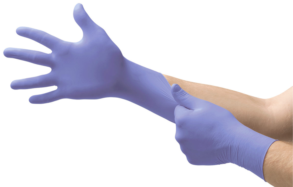 Microflex Supreno Powder-Free Nitrile Gloves LARGE BOX 100