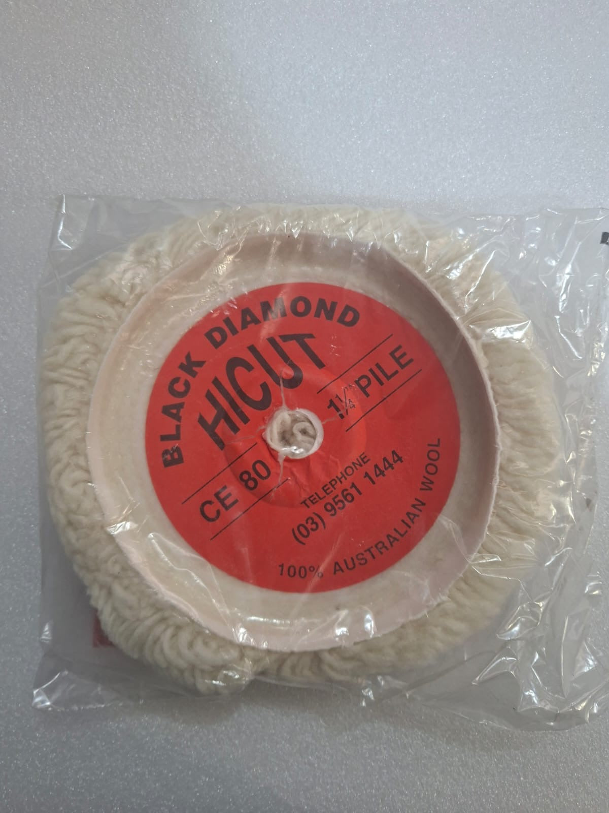 Black Diamond Wool Heavy Duty Curved Edge Buff Pad