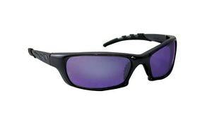 SAS GTR SAFETY GLASSES - CHARCOAL FRAME PURPLE HAZE MIRROR LENS