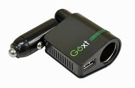 GOXT Rotatable 12V Power Socket & USB Charger