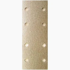 Norton Pre-Cut Velcro Power Sander Sheets, 70mm x 125 mm, 8 hole - 240 Grit
