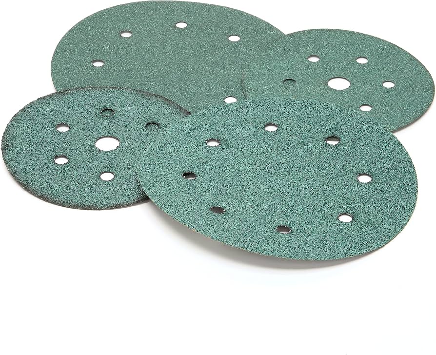 3M 00513 Green Corps Hookit 6" 60E Grit Regalite Disc, (Box of 25)
