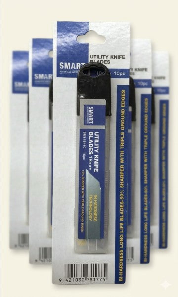 BULK PACK OF 5X 10PK 18MM CRAFT KNIFE BLADES