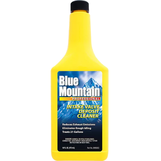 BLUE MOUNTAIN FUEL INTAKE VALVE DEPOSIT CLEANER 16oz / 480ml