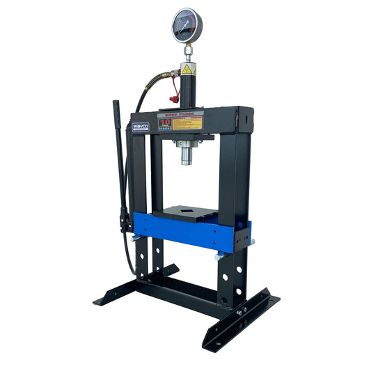 Hydraulic Shop Press 10 Ton - (with Hand Pump)