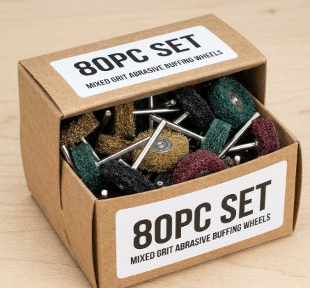 80PC MINI POLISHING SET- AND A FREE BOTTLE OF STONECARE!!