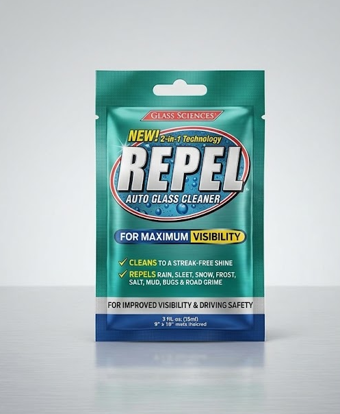 BULK DEAL!!! 123 REPEL AUTO GLASS CLEANER WIPES FOR $10
