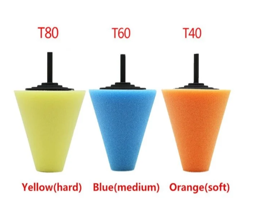 3PC FOAM CONE POLISHING SET
