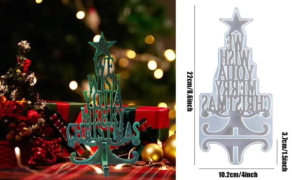 WE WISH YOU A MERRY CHRISTMAS MOULD