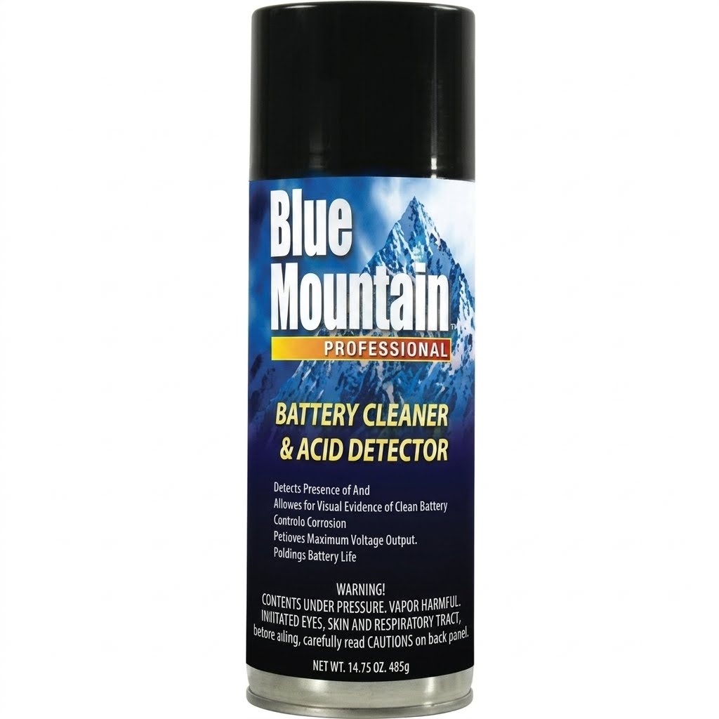 Blue Mountain Battery Cleaner & Acid Detector (14.86 oz / 418g)