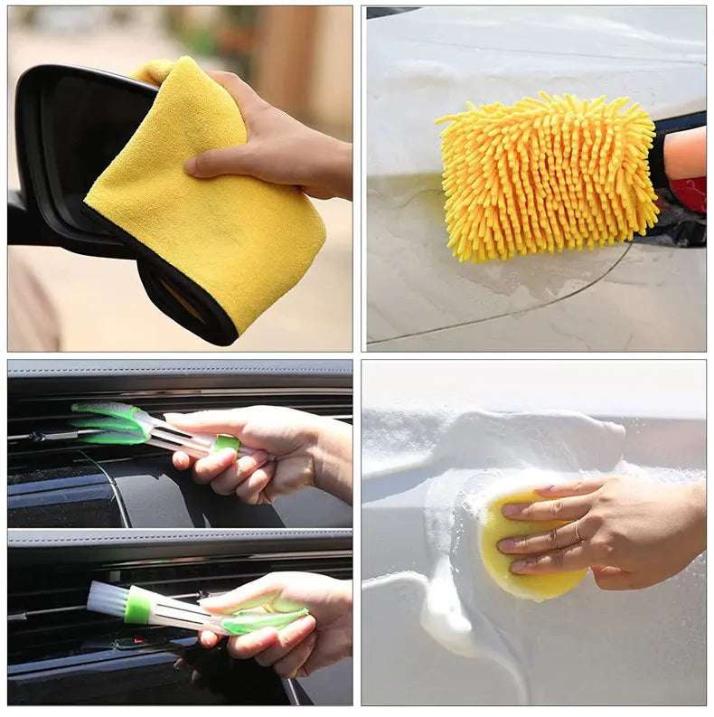 20PCS Car Wash & Detailing Brush Kit