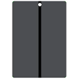 100PK DARK GREY METAL SPRAYOUT CARDS