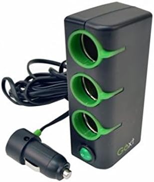 GOXT Light up Triple Socket Charger 12V