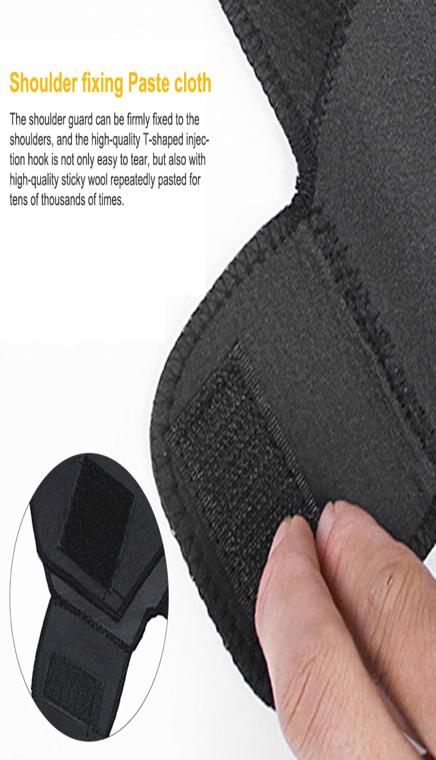 Self-heating shoulder pad supports  Size Medium 40CM (14 Magnets)