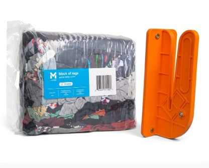 $55 ONLY!! WORKSHOP RAGS 10KG & RAG CUTTER BUNDLE!!!