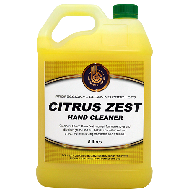 GROOMERS CHOICE CITRUS ZEST HAND CLEANER 5L