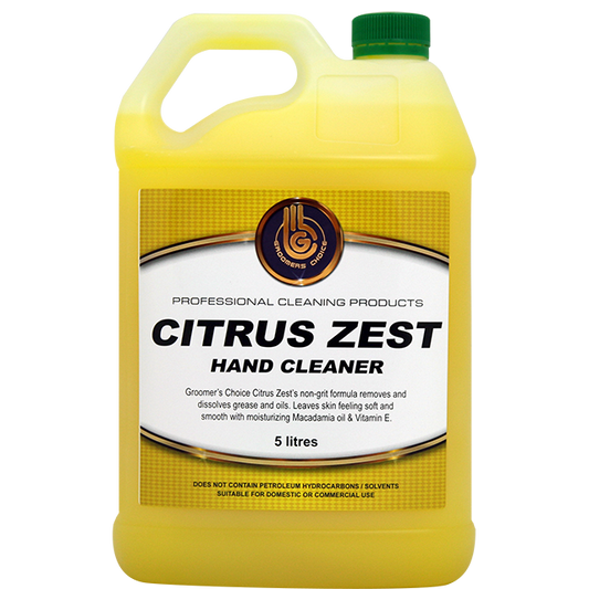 GROOMERS CHOICE CITRUS ZEST HAND CLEANER 5L
